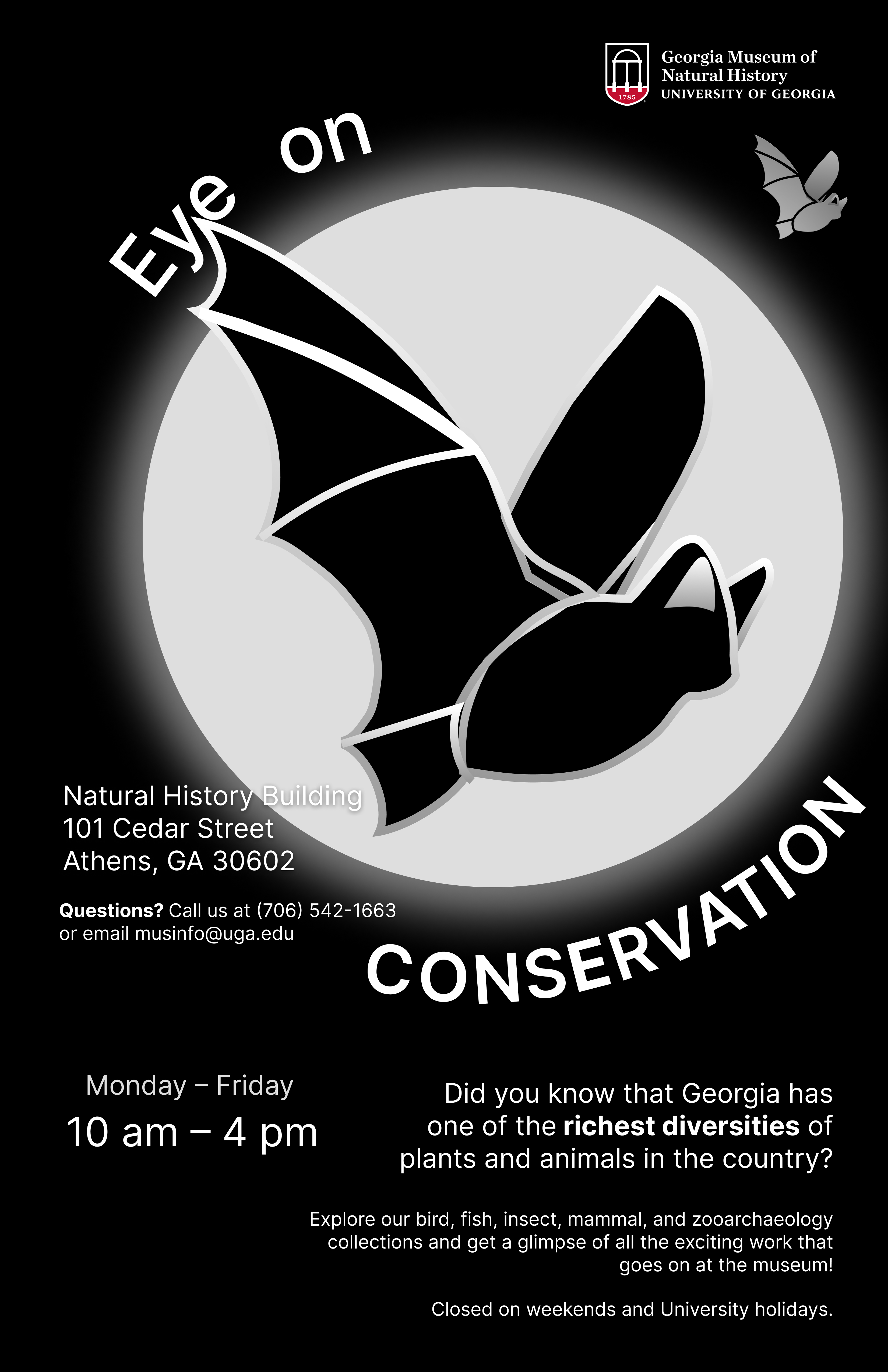 Black and white RAD poster iteration 1